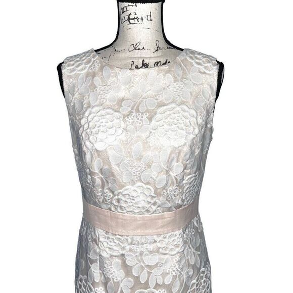 Luxology blush pink lace dress 10 - Picture 3 of 6